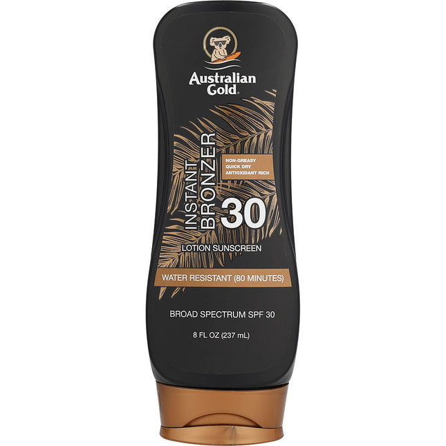 Australian Gold Lotion Sunscreen Broad Spectrum Spf 30 With Instant Bronzer 237ml/8oz