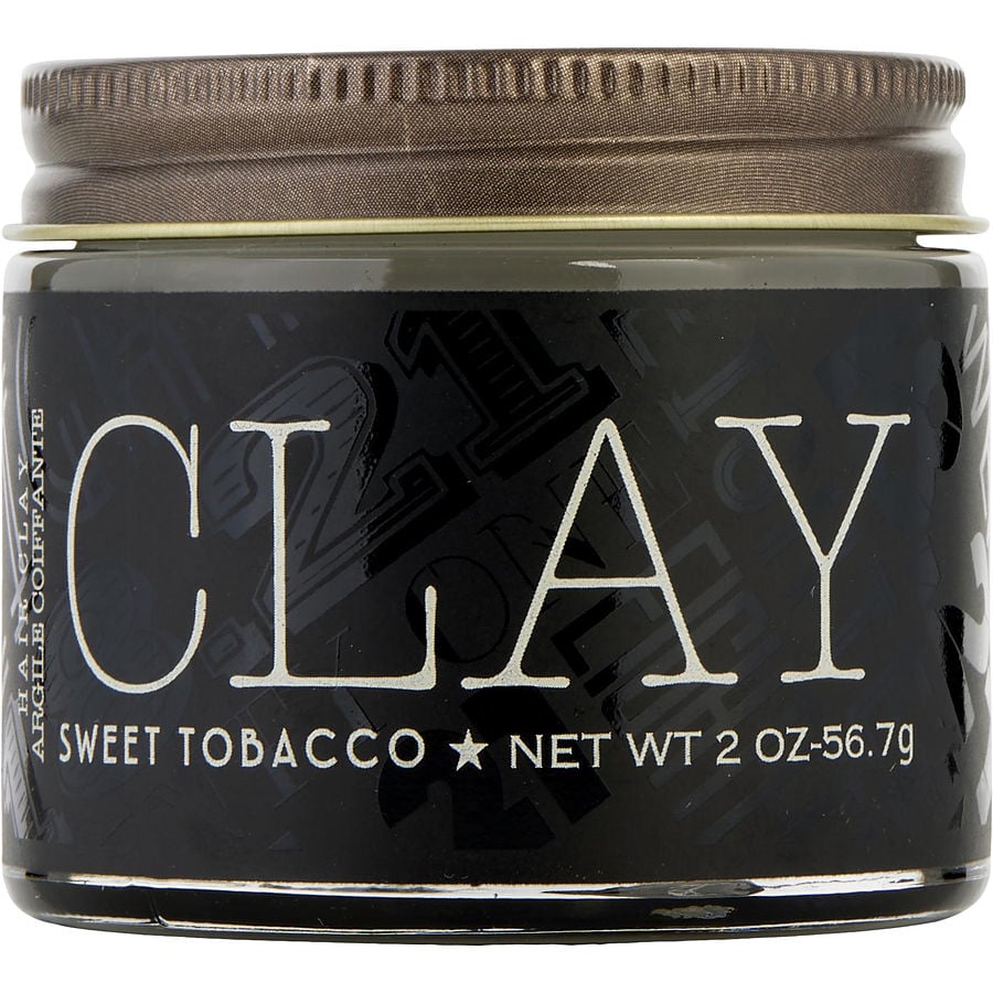 18.21 Man Made Hair Clay Sweet Tobacco 2 oz