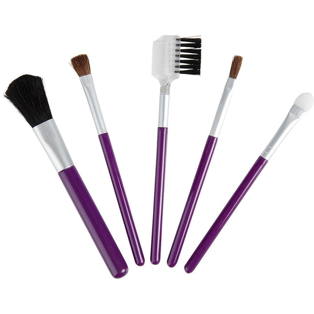Exceptional Parfums Set-5 Piece Travel Makeup Brush Set By Exceptional Parfums
