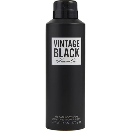 Vintage Black By Kenneth Cole All Over Body Spray 6 Oz
