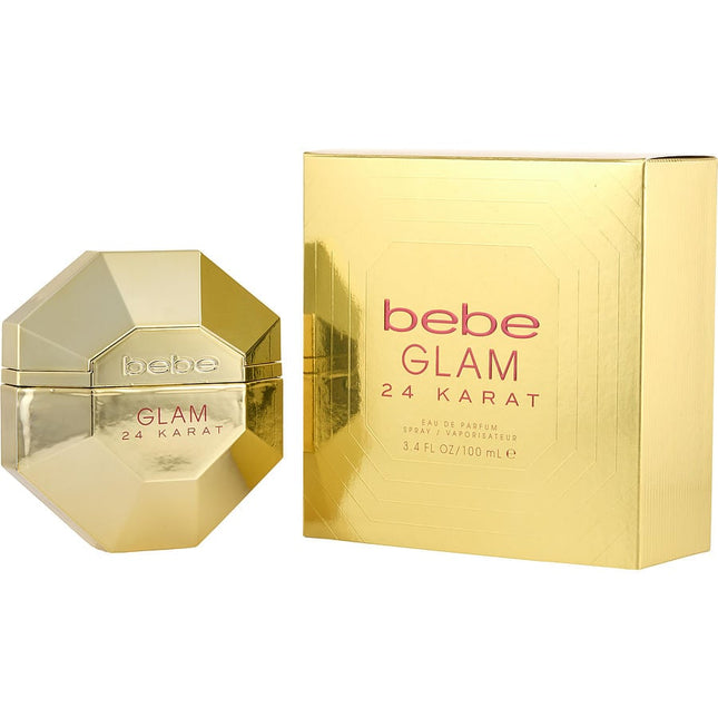 Bebe Glam 24 Karat By Bebe Eau De Parfum Spray 3.4 Oz
