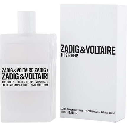 Zadig & Voltaire This Is Her! By Zadig & Voltaire Eau De Parfum Spray 3.3 Oz