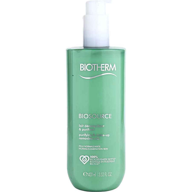 Biotherm Biosource Purifying & Make-Up Removing Milk - For Normal/Combination Skin 400ml/13.52oz