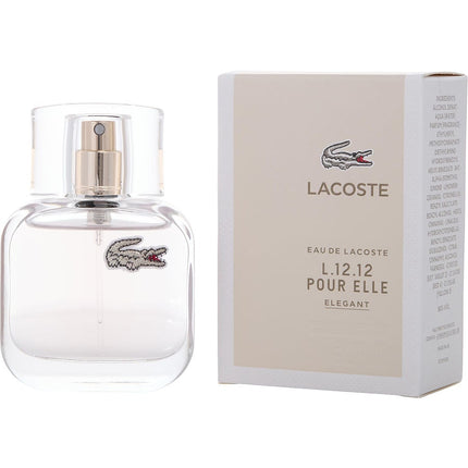 Lacoste Eau De Lacoste L.12.12 Pour Elle Elegant By Lacoste Edt Spray 1 Oz
