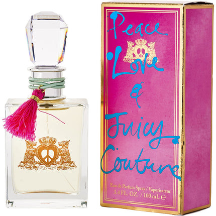 Peace Love & Juicy Couture By Juicy Couture Eau De Parfum Spray 3.4 Oz (new Packaging)