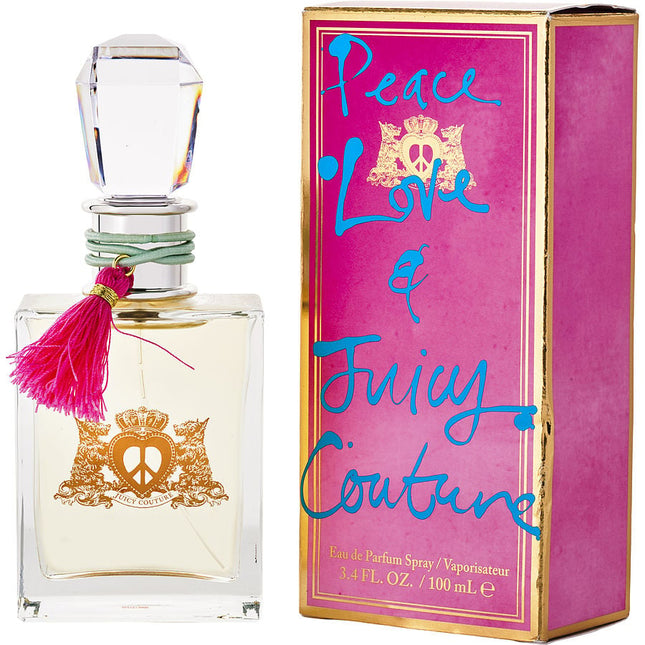 Peace Love & Juicy Couture By Juicy Couture Eau De Parfum Spray 3.4 Oz (new Packaging)