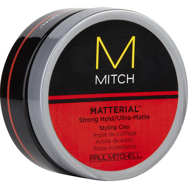 Paul Mitchell Men Mitch Matterial Strong Hold Ultra Matte Styling Clay 3 oz