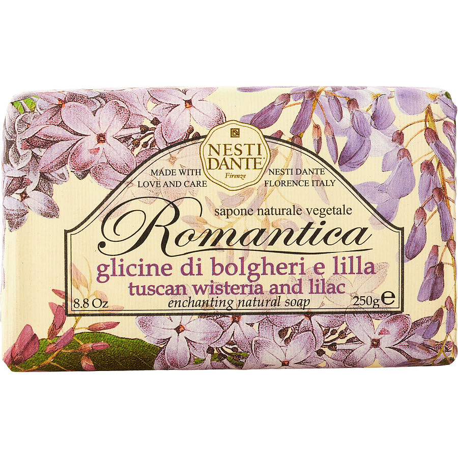 Nesti Dante Romantica Enchanting Natural Soap - Tuscan Wisteria & Lilac 250g/8.8oz