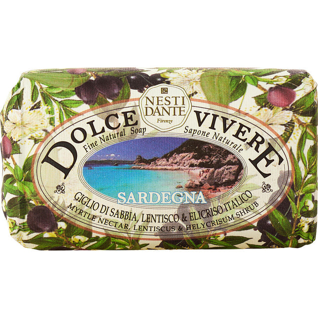 Nesti Dante Dolce Vivere Fine Natural Soap - Sardegna Myrtle Nectar, Lentiscus & Helycrisum Shrub 250g/8.8oz
