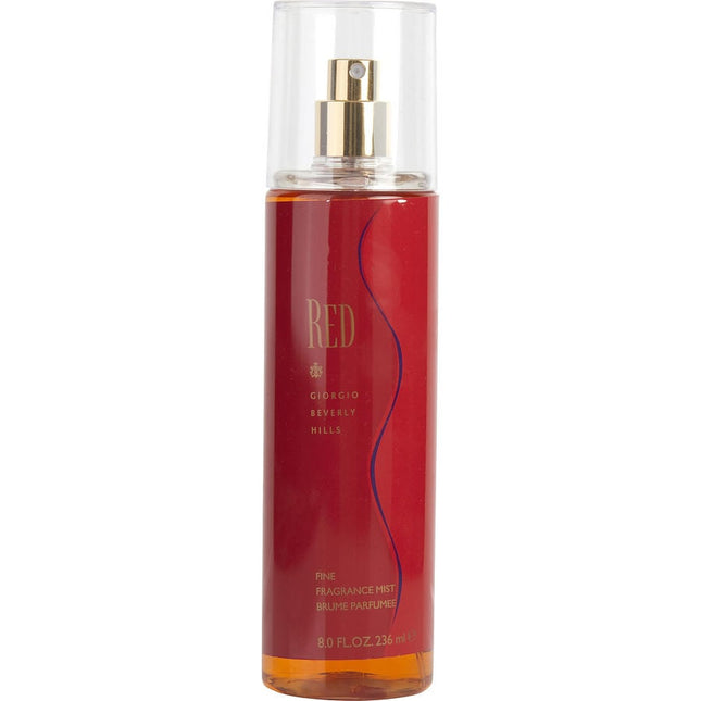 Red By Giorgio Beverly Hills Body Mist 8 Oz Giorgio Beverly Hills