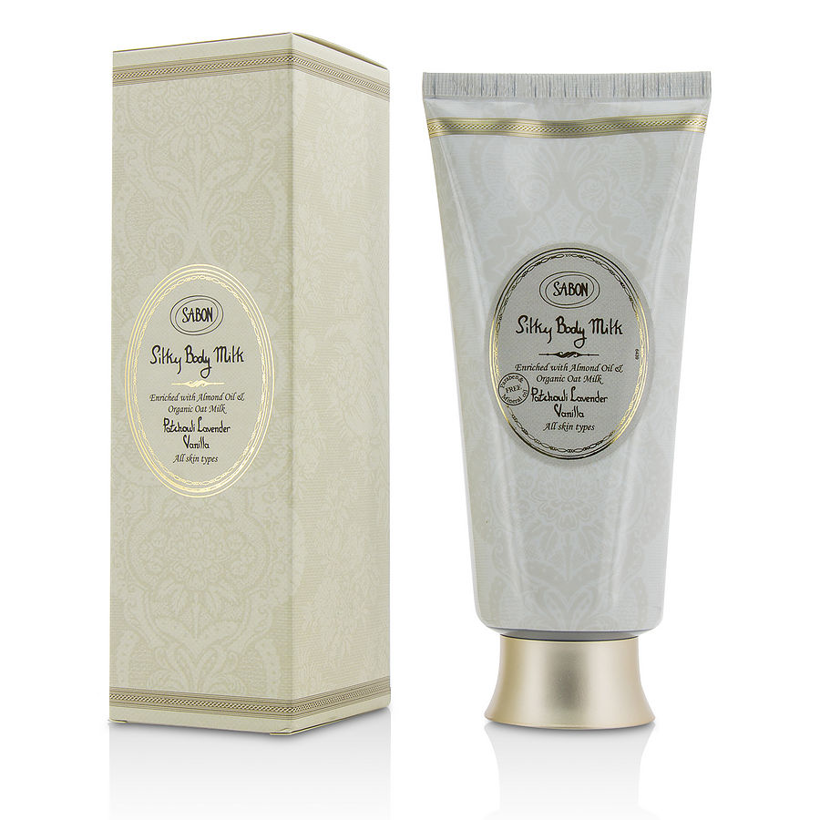 Sabon Silky Body Milk - Patchouli Lavender Vanilla 200ml/7oz