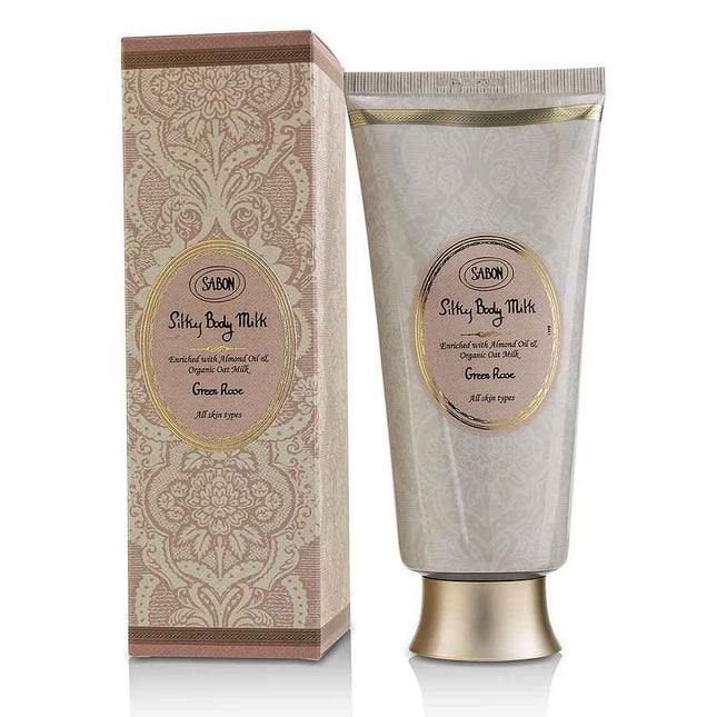 Sabon Silky Body Milk - Green Rose 200ml/6.7oz