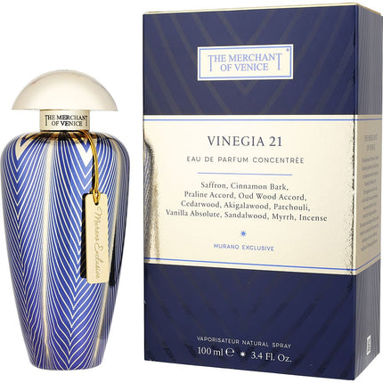 Merchant Of Venice Vinegia 21 By Merchant Of Venice Eau De Parfum Concentree Spray 3.4 Oz