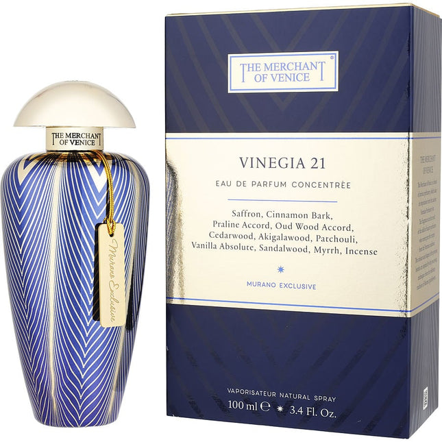Merchant Of Venice Vinegia 21 By Merchant Of Venice Eau De Parfum Concentree Spray 3.4 Oz