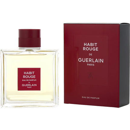 Habit Rouge By Guerlain Eau De Parfum Spray 3.3 Oz (new Packaging)