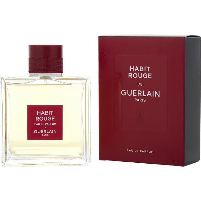 Habit Rouge By Guerlain Eau De Parfum Spray 3.3 Oz (new Packaging)