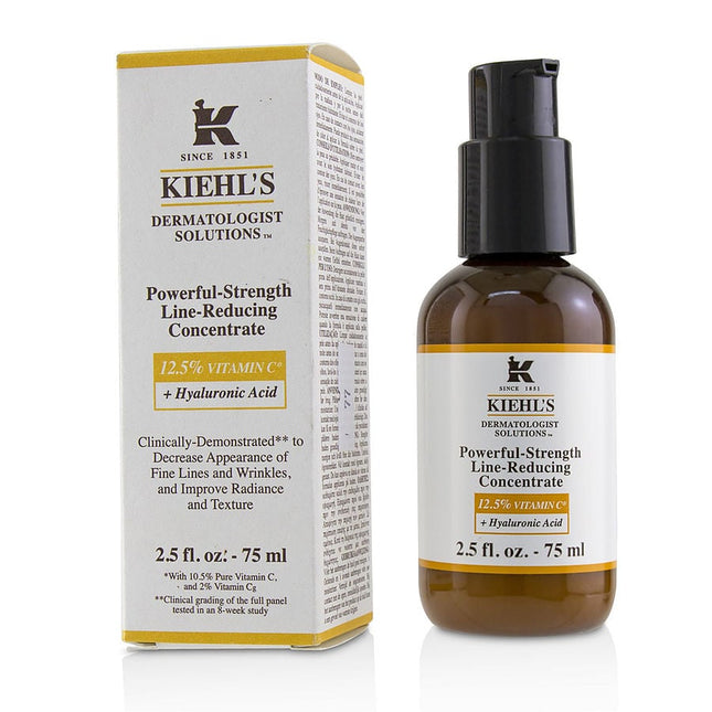 Dermatologist Solutions Powerful-strength Line-reducing Concentrate (with 12.5% Vitamin C + Hyaluronic Acid)  --75ml/2.5oz Kiehl's