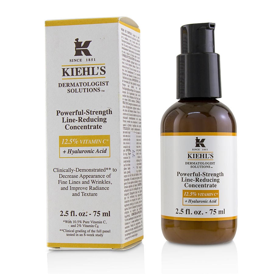 Dermatologist Solutions Powerful-strength Line-reducing Concentrate (with 12.5% Vitamin C + Hyaluronic Acid)  --75ml/2.5oz Kiehl's