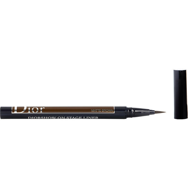Christian Dior Diorshow On Stage Liner Waterproof Liquid Eyeliner - # 781 Matte Brown  --0.55ml/0.01oz By Christian Dior Christian Dior
