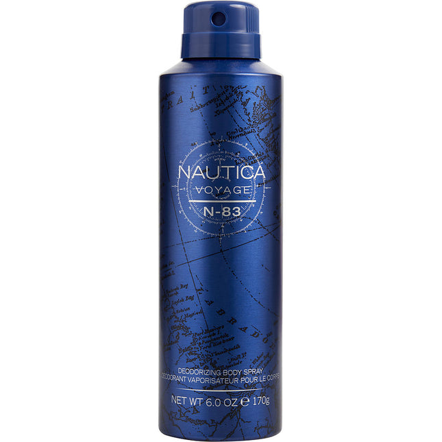 Nautica Voyage N-83 By Nautica Deodorizing Body Spray 6 Oz Nautica