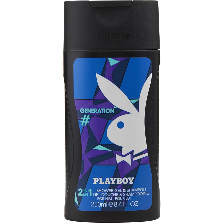 Playboy #generation By Playboy Shower Gel & Shampoo 8.4 Oz Playboy