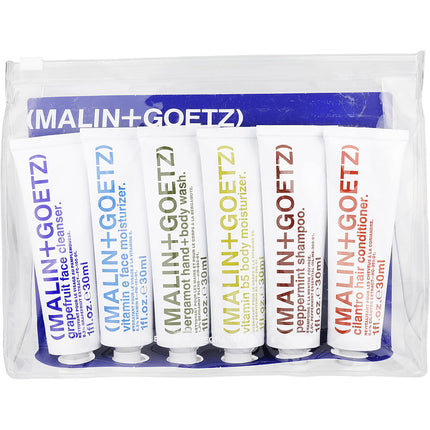 1oz. Essentials Kit: Graprfuit Cleanser+face Moisturizer+body Wash+body Moisturizer+shampoo+conditioner --6pcs