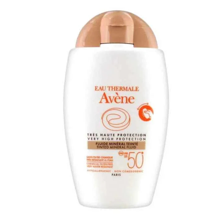 Avène Suncare Tinted Fluid Mineral SPF50+ 40ml, 40 ml for Unisex