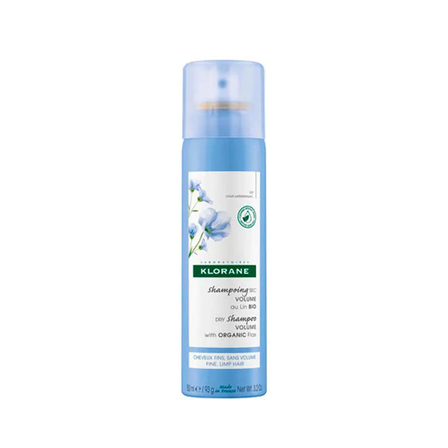 Klorane Organic Flax Volume Dry Shampoo 150ml, 150 ml for Unisex