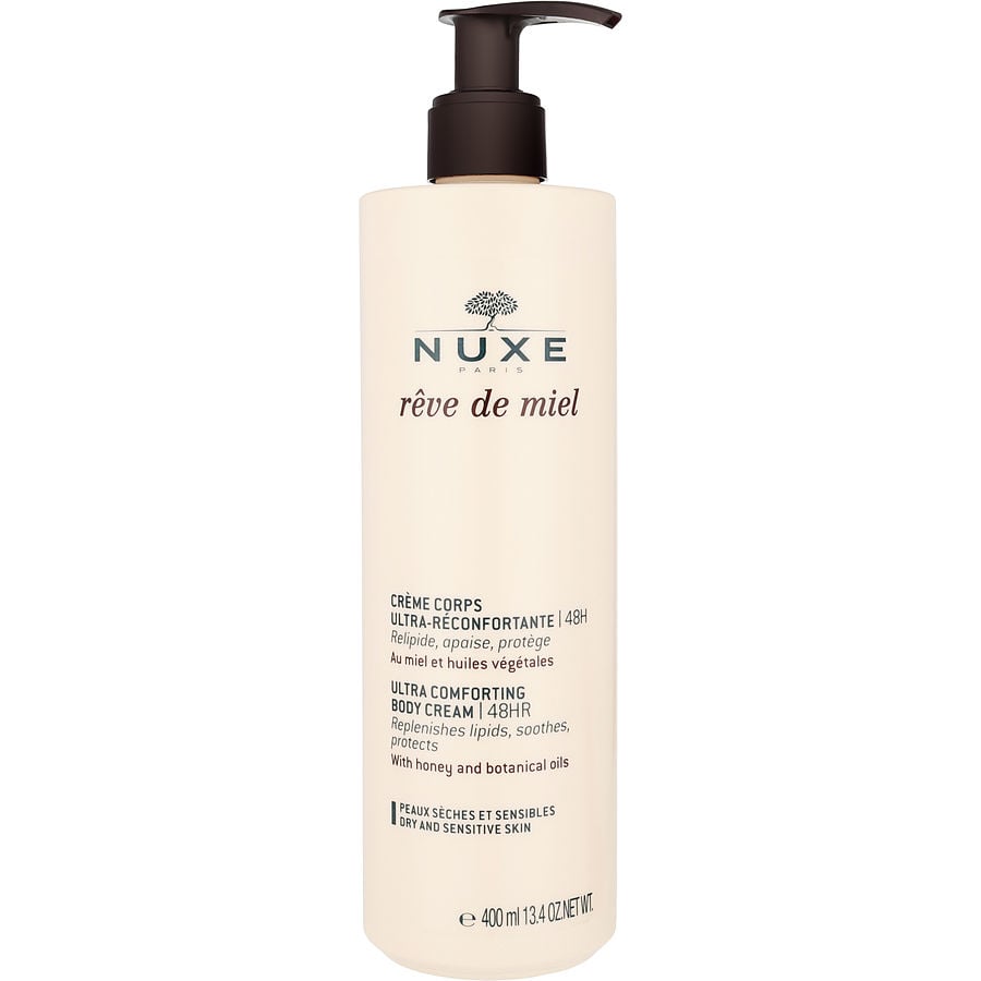 Reve De Miel Ultra Comforting Body Cream 48hr (dry & Sensitive Skin)  --400ml/13.4oz Nuxe