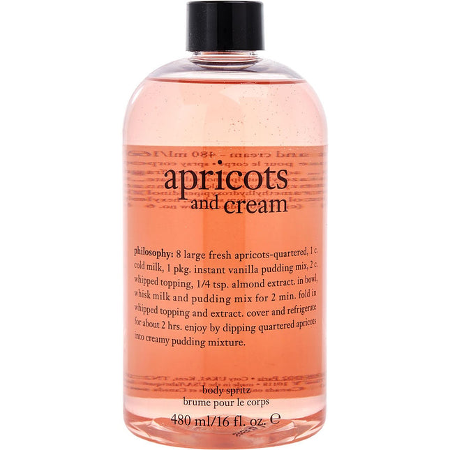 Philosophy Apricots & Cream By Philosophy Body Spritz 16 Oz (no Pump) Philosophy