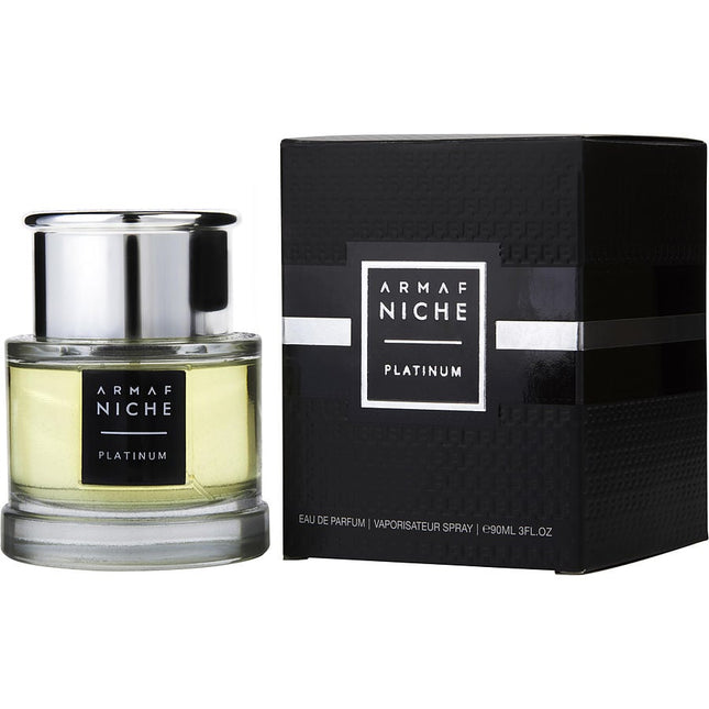 Armaf Niche Platinum By Armaf Eau De Parfum Spray 3 Oz