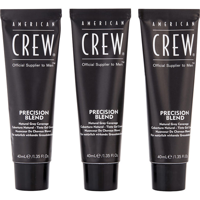 American Crew Set-Precision Blend - Medium Natural- 3 X 1.35 oz