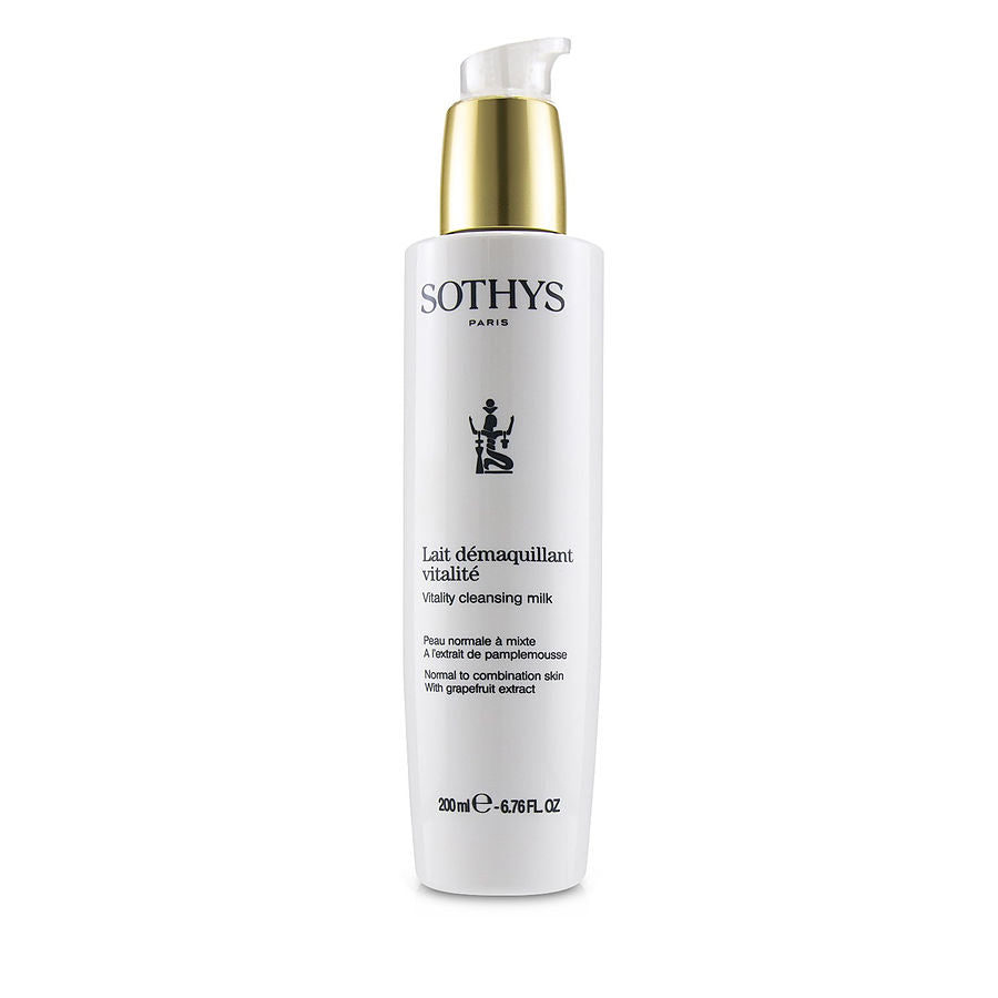 Sothys Vitality Cleansing Milk - For Normal To Combination Skin , With Grapefruit Extract 200ml/6.76oz