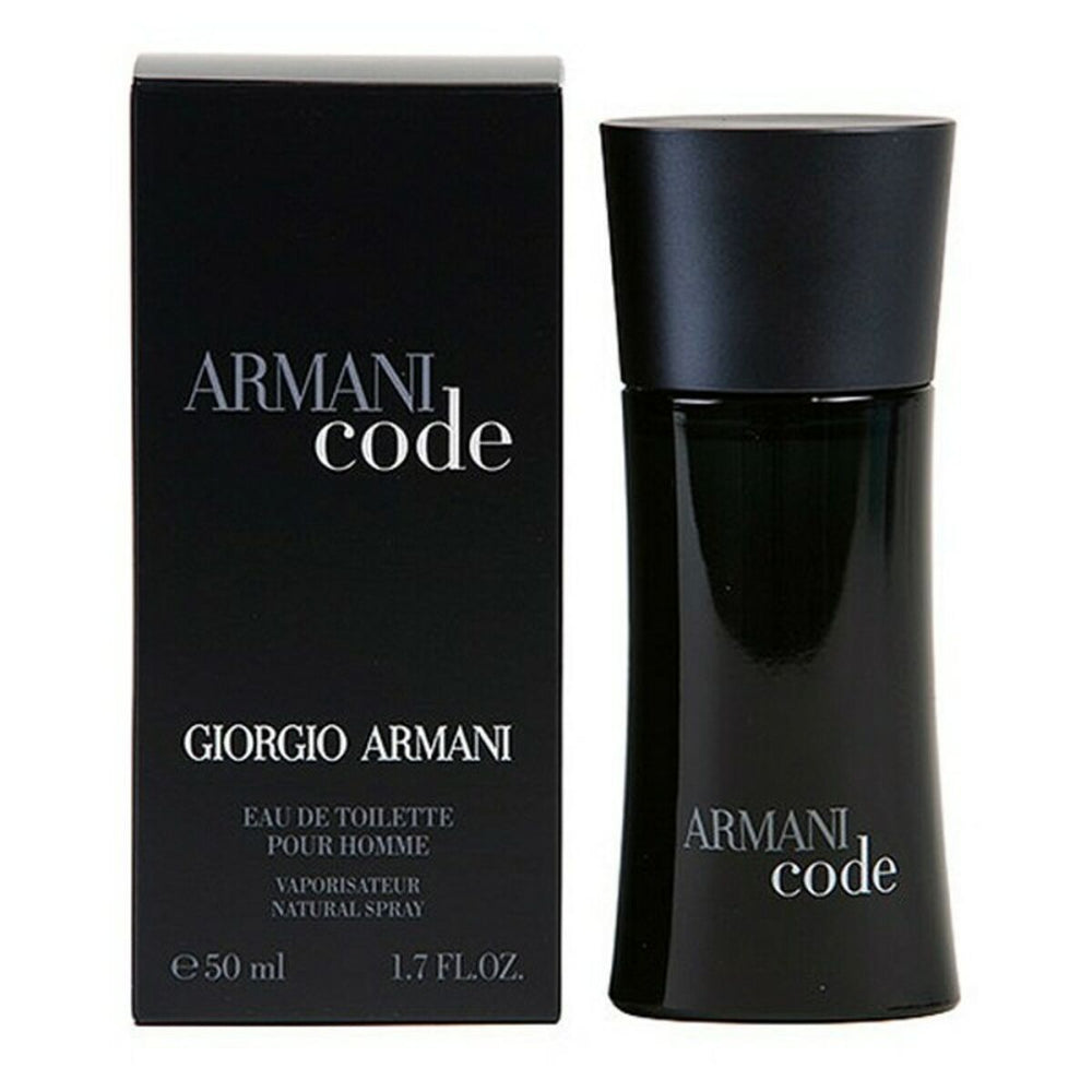 Giorgio Armani Armani Code Eau de Toilette 50ml Refillable Spray, 50 ml for Men
