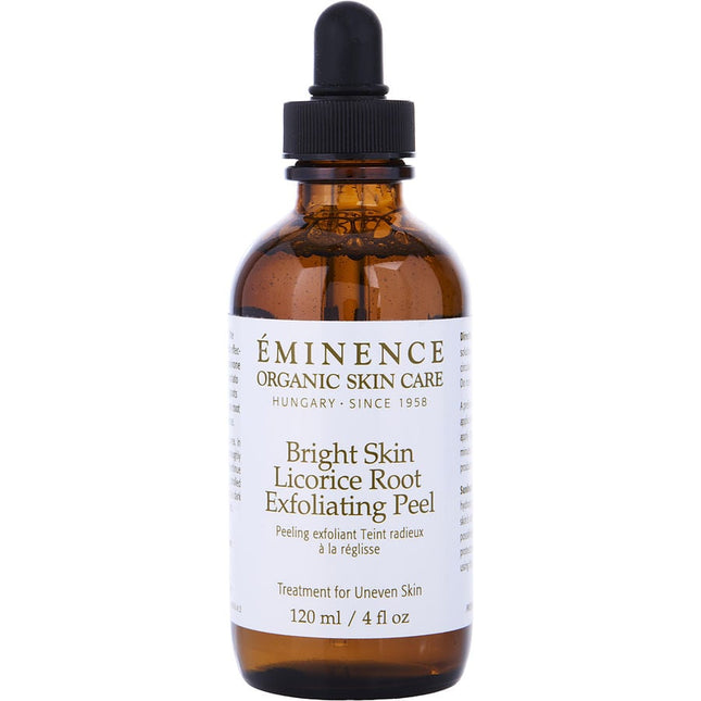 Bright Skin Licorice Root Exfoliating Peel (with 35 Dual-textured Cotton Rounds) --118ml/4oz Eminence