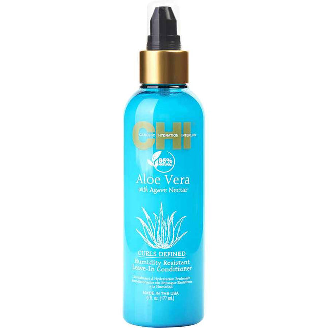 Chi Aloe Vera With Agave Nectar Humidity Resistant Leave-In Conditioner 6 oz