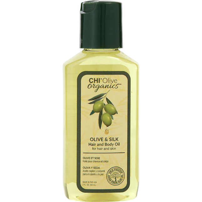 Chi Olive Organics & Silk Hair Body Oil 2 oz