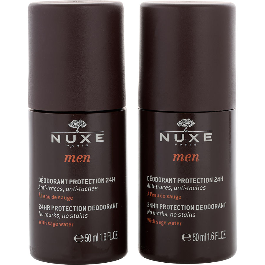 Nuxe 24hr Protection Deodorant Roll-On Alcohol Free Duo --2 X 50ml/1.6oz