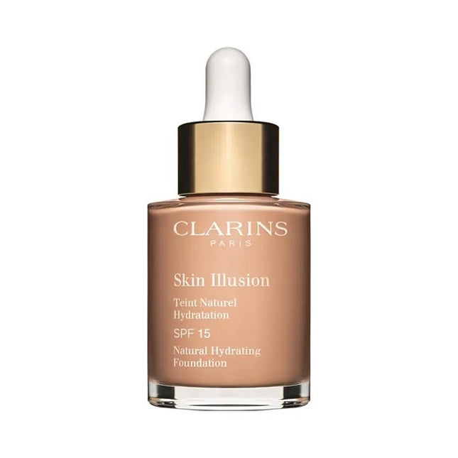 Clarins Skin Illusion Natural Radiance Foundation SPF15 30ml - 107 Beige, 30 ml for Women