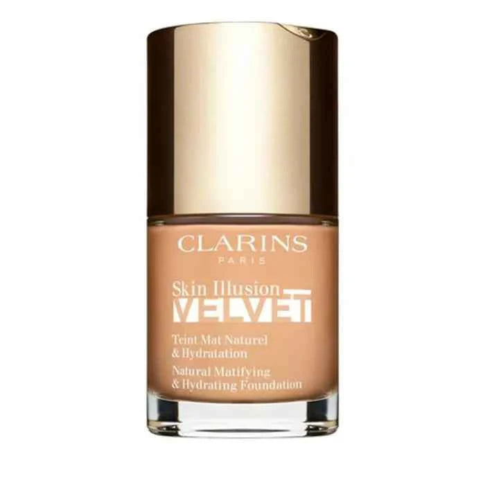 Clarins Skin Illusion Velvet Foundation 30ml - 107C, 30 ml for Unisex