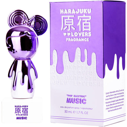 Harajuku Lovers Pop Electric Music By Gwen Stefani Eau De Parfum Spray 1.7 Oz