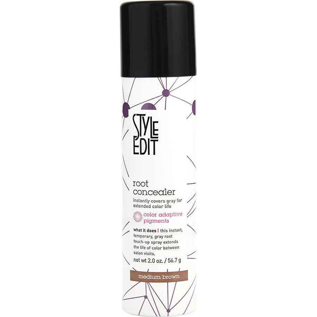 Style Edit Brunette Beauty Root Concealer Spray For Brunettes - Medium Brown 2 oz