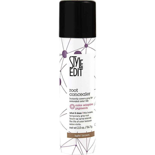 Style Edit Brunette Beauty Root Concealer Spray For Brunettes - Light Brown 2 oz
