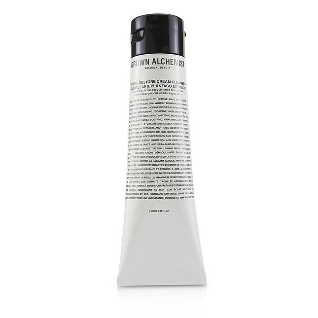 Hydra-restore Cream Cleanser - Olive Leaf & Plantago Extract  --100ml/3.34oz Grown Alchemist