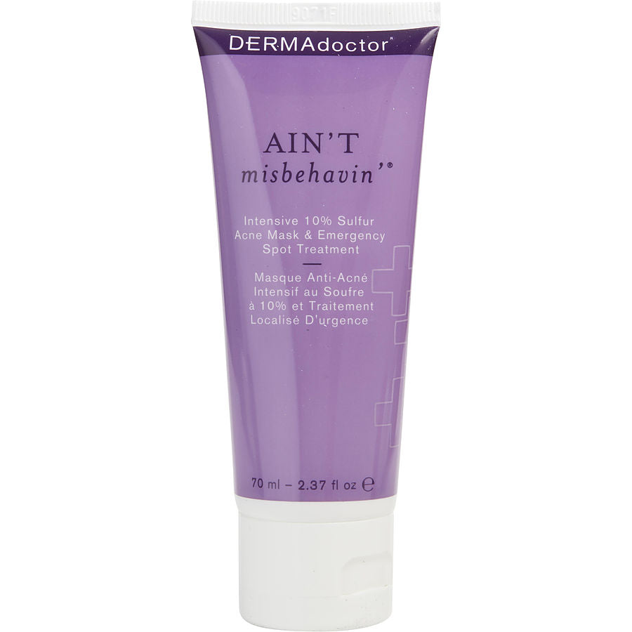 Dermadoctor Ain'T Misbehavin' Intensive 10% Sulfur Acne Mask & Emergency Spot Treatment 68 ml