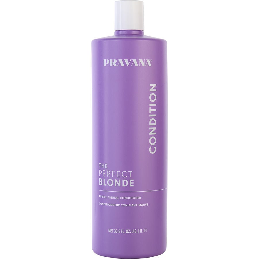 The Perfect Blonde Purple Toning Conditioner 33.8 Oz Pravana