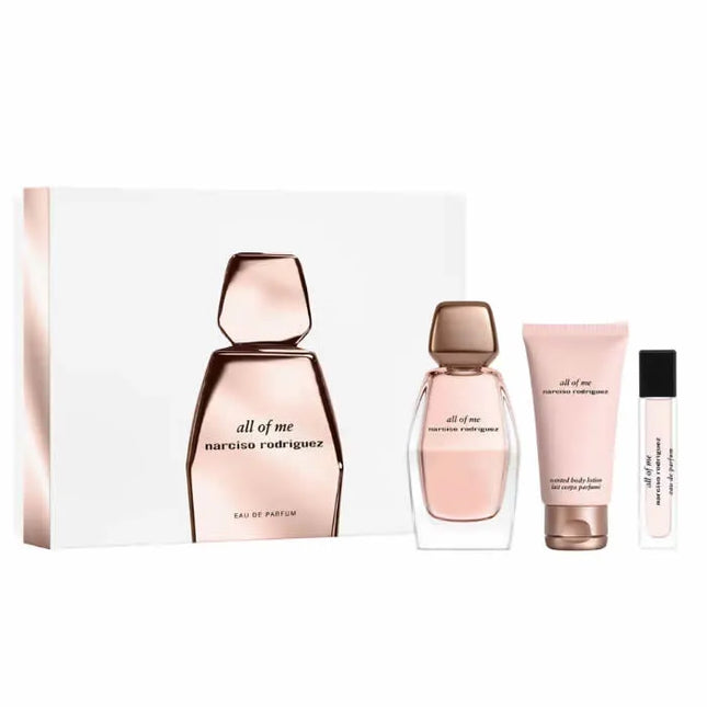 Narciso Rodriguez All Of Me Gift Set 90ml EDP + 50ml Body Lotion + 10ml EDP for Women