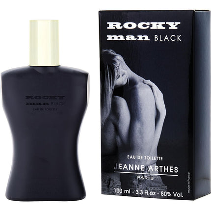 Rocky Man Black By Jeanne Arthes Edt Spray 3.3 Oz
