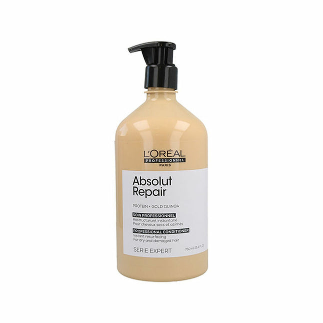 L'Oréal Professionnel Serie Expert Gold Quinoa + Protein Absolut Repair Conditioner 750ml, 750 ml for Unisex