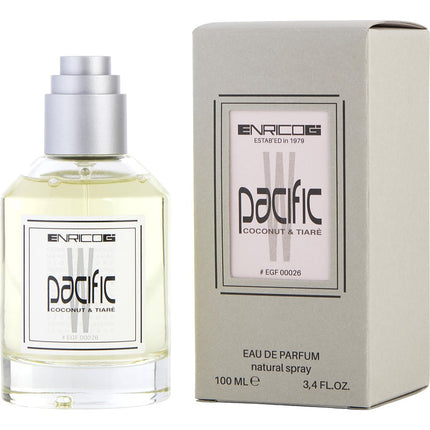 Enrico Gi Pacific Coconut & Tiare By Enrico Gi Eau De Parfum Spray 3.4 Oz